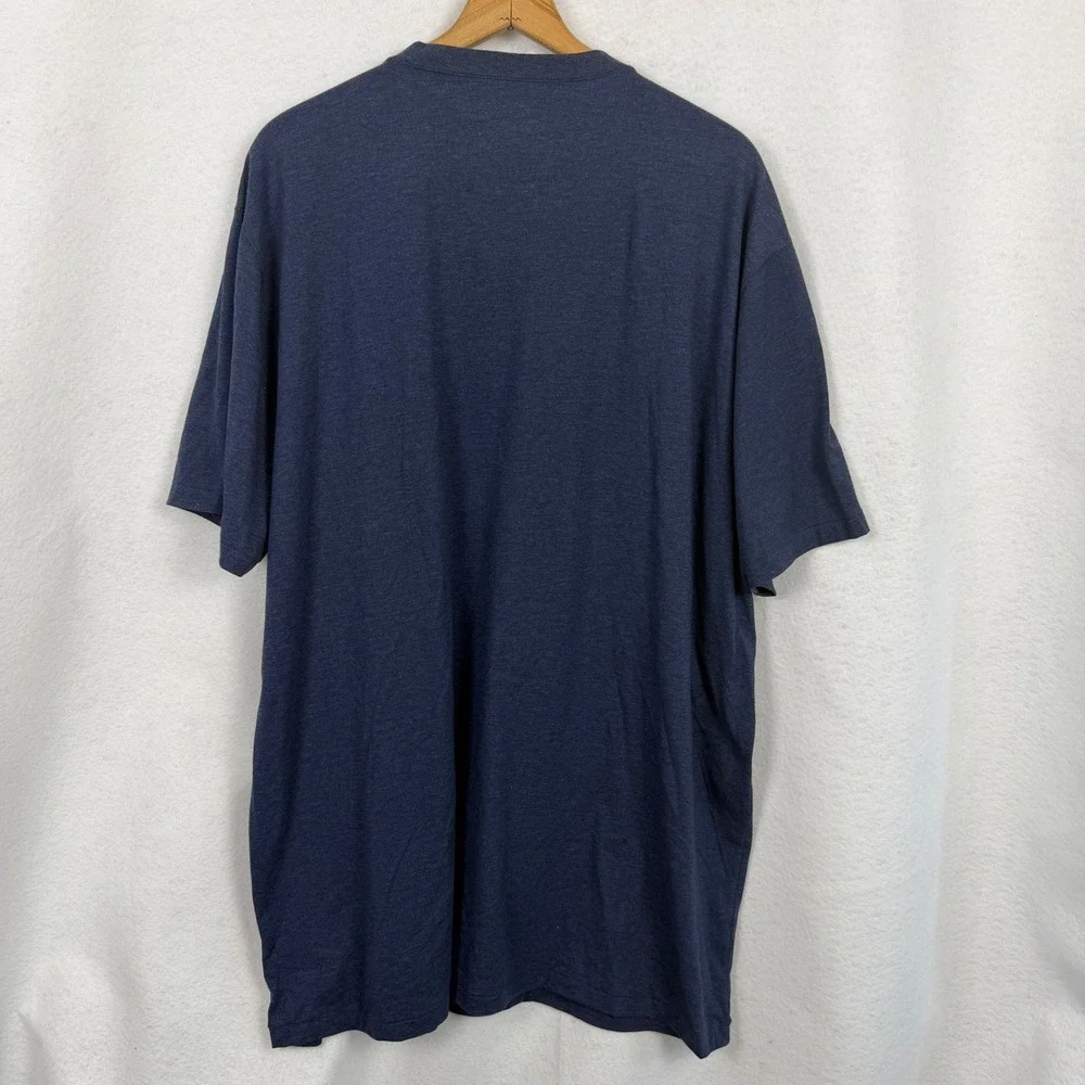 Polo Ralph Lauren Henley Shirt Mens 3XL Performance Short Sleeve Navy Blue